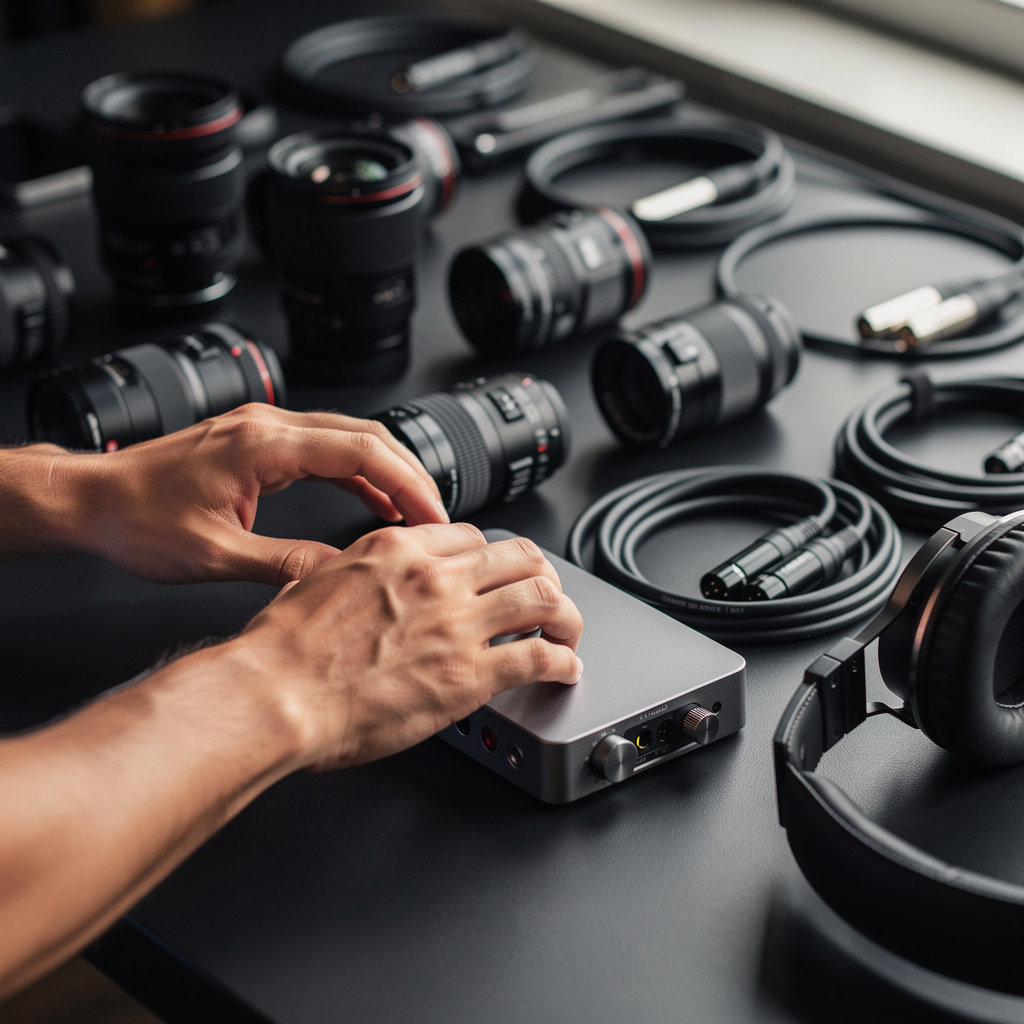Studio C Creative Sound Recorders professional studio control room with mixing console and monitors, showcasing our recording and production facility in San Diego